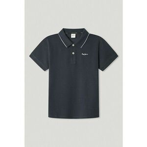 Tricou polo cu logo discret imagine