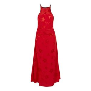 Rochie maxi cu aspect satinat imagine