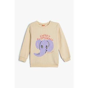 Bluza de trening din bumbac cu imprimeu cu elefant imagine