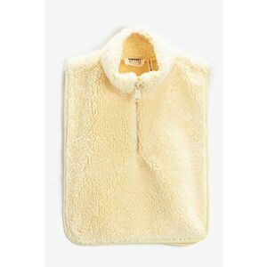 Vesta-poncho din material teddy imagine