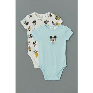 Set de body-uri din bumbac cu Mickey Mouse - 2 piese imagine