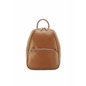 Rucsac din piele naturala cognac Lili 121 12009 imagine