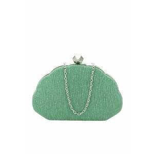 Geanta clutch verde cu sclipici BHY-5041 05 12941 imagine