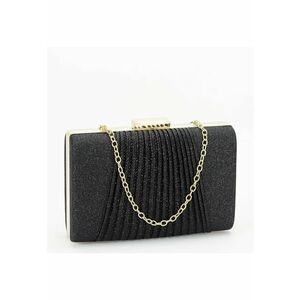 Geanta clutch negru cu sclipici 1009 05 15329 imagine