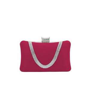 Geanta clutch negru din catifea imagine