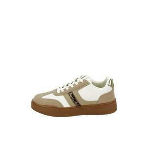 Sneakers bej/alb cu talpa groasa 8921 M2 Bej imagine