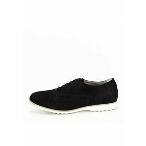 Pantofi oxford din piele naturala negru Magda 01 10064 imagine