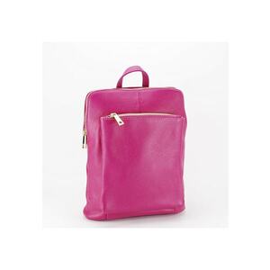 Rucsac din piele naturala fucsia convertibil in geanta B-1001 123 6749 imagine