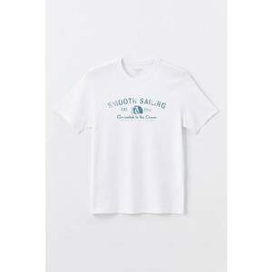 Tricou regular fit de bumbac cu model text imagine