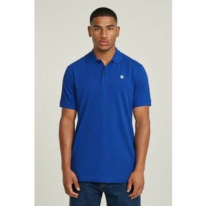 Tricou polo slim fit din material pique Dunda imagine