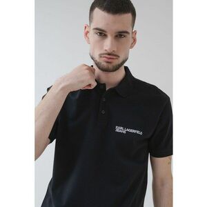 Tricou polo de bumbac cu logo imagine