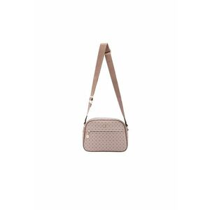 Geanta crossbody de piele ecologica cu model si bareta cu logo imagine