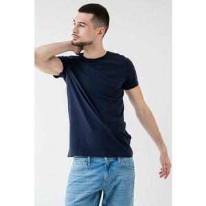 Tricou slim fit cu decolteu la baza gatului imagine