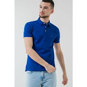 Tricou polo slim fit din amestec de bumbac organic imagine