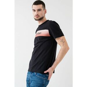 Tricou din bumbac cu decolteu la baza gatului imagine