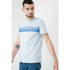 Tricou din bumbac cu decolteu la baza gatului imagine