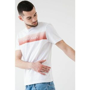 Tricou din bumbac cu decolteu la baza gatului imagine