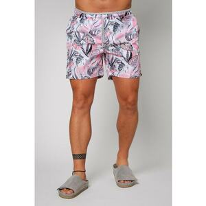 Pantaloni scurt de baie Leves Pink/Grey 12746 imagine