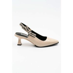 Pantofi slingback de piele lacuita imagine