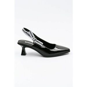 Pantofi slingback de piele lacuita imagine