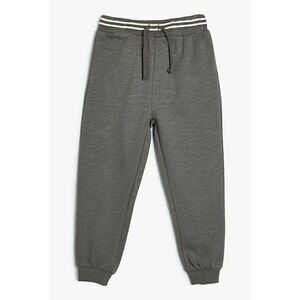 Pantaloni de trening din bumbac cu snur de ajustare in talie imagine