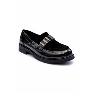 Pantofi loafer pentru femei - BM183976 - Negru - imagine