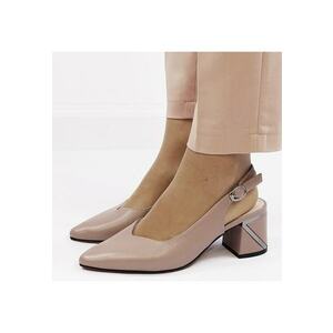 Pantofi taupe eleganti din piele naturala BY6883-4 02 16861 imagine