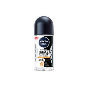 Deodorant roll-on Black & White Invisible Ultimate Impact - masculin - 50 ml imagine