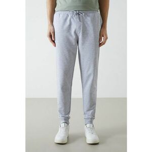 Pantaloni de trening cu croiala conica si snur de ajustare imagine