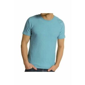 Tricou Knitted pentru barbati - bleu imagine