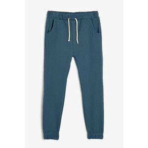 Pantaloni de trening cu snur de ajustare contrastant imagine