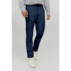 Pantaloni din amestec de in cu buzunare oblice imagine