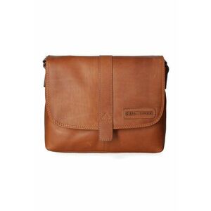 Geanta crossbody de piele cu clapa imagine