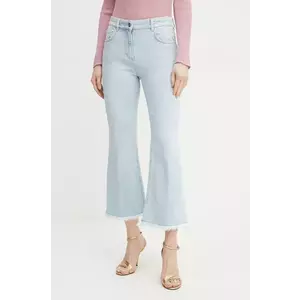 Marella jeansi FCROP femei high waist, 2513181114200 imagine
