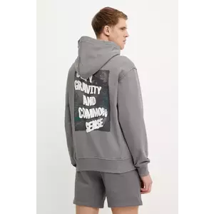 The North Face bluza barbati, culoarea gri, imagine