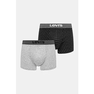 Levi's boxeri 2-pack culoarea gri, 37149-1102 imagine