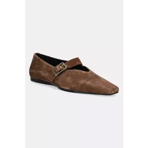 Vagabond Shoemakers balerini din piele intoarsa WIOLETTA culoarea maro, 5701-240-89 imagine