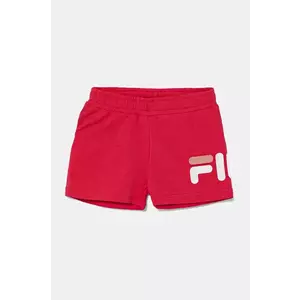 Fila pantaloni scurti copii BILICE culoarea roz, cu imprimeu, talie reglabila, FAK0417 imagine