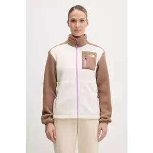 The North Face hanorac fleece Yumiori femei, culoarea maro, modelator, NF0A88425K91 imagine