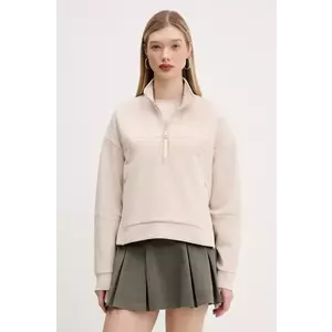 Superdry bluza femei, culoarea bej, cu imprimeu, W2012295A-7SJ imagine