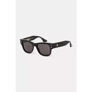 Montblanc ochelari de soare barbati, culoarea negru, MB0381S imagine