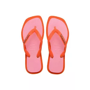 Havaianas slapi TOP SQUARE FUSION femei, culoarea roz, 4149944.5568 imagine