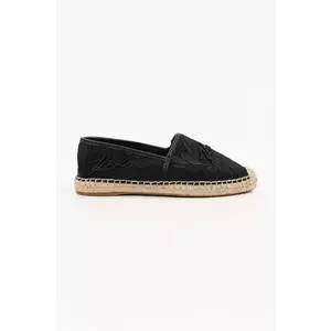 Karl Lagerfeld espadrile KAMINI culoarea negru, KL80121A imagine