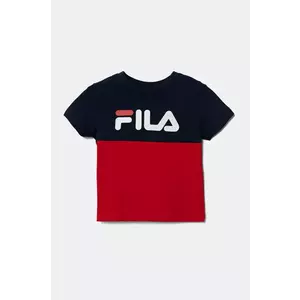 Fila tricou de bumbac pentru copii LOTTUM culoarea rosu, cu imprimeu, FAK0404 imagine