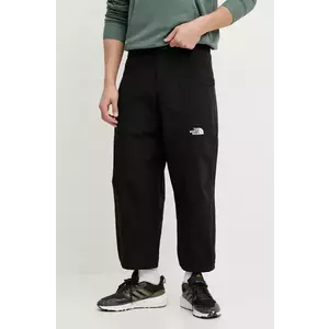 The North Face pantaloni TNF X NSE barbati, culoarea negru, drept, NF0A8BJNJK31 imagine