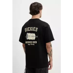 Dickies tricou din bumbac barbati, culoarea negru, cu imprimeu, DK0A4Z8TBLK1 imagine