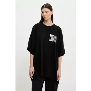 MMC STUDIO tricou din bumbac femei, culoarea negru, LE.MADAME imagine