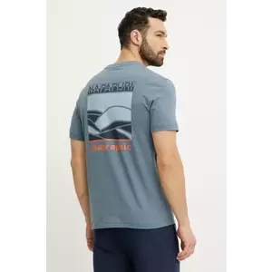 Napapijri tricou din bumbac S-Sovana barbati, cu imprimeu, NP0A4IE4G1Y1 imagine