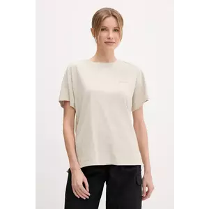 Napapijri tricou din bumbac S-Eclair femei, culoarea bej, NP0A4IFZN901 imagine