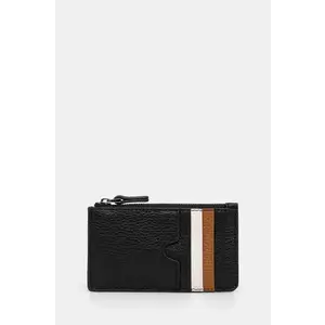 Coccinelle portofel de piele STG MULTICOLOR culoarea negru, MUL 87 02 01 imagine